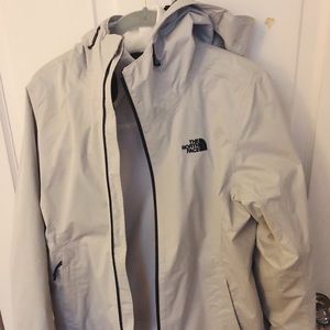 North face light blue/grey jacket